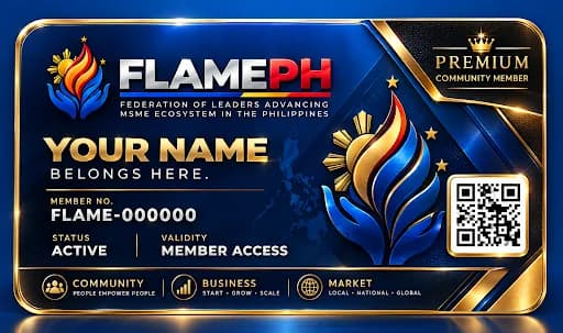 FLAME PH Premium Community Member ID card